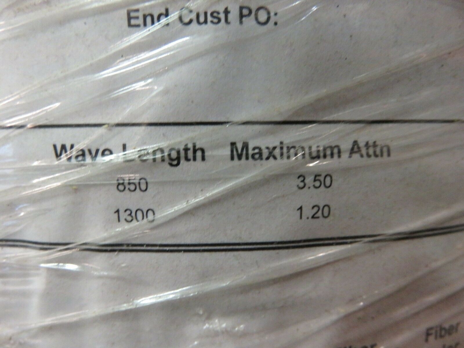AFL Fiber Optic Cable GIGA Link Wire 300 New Free Shipping