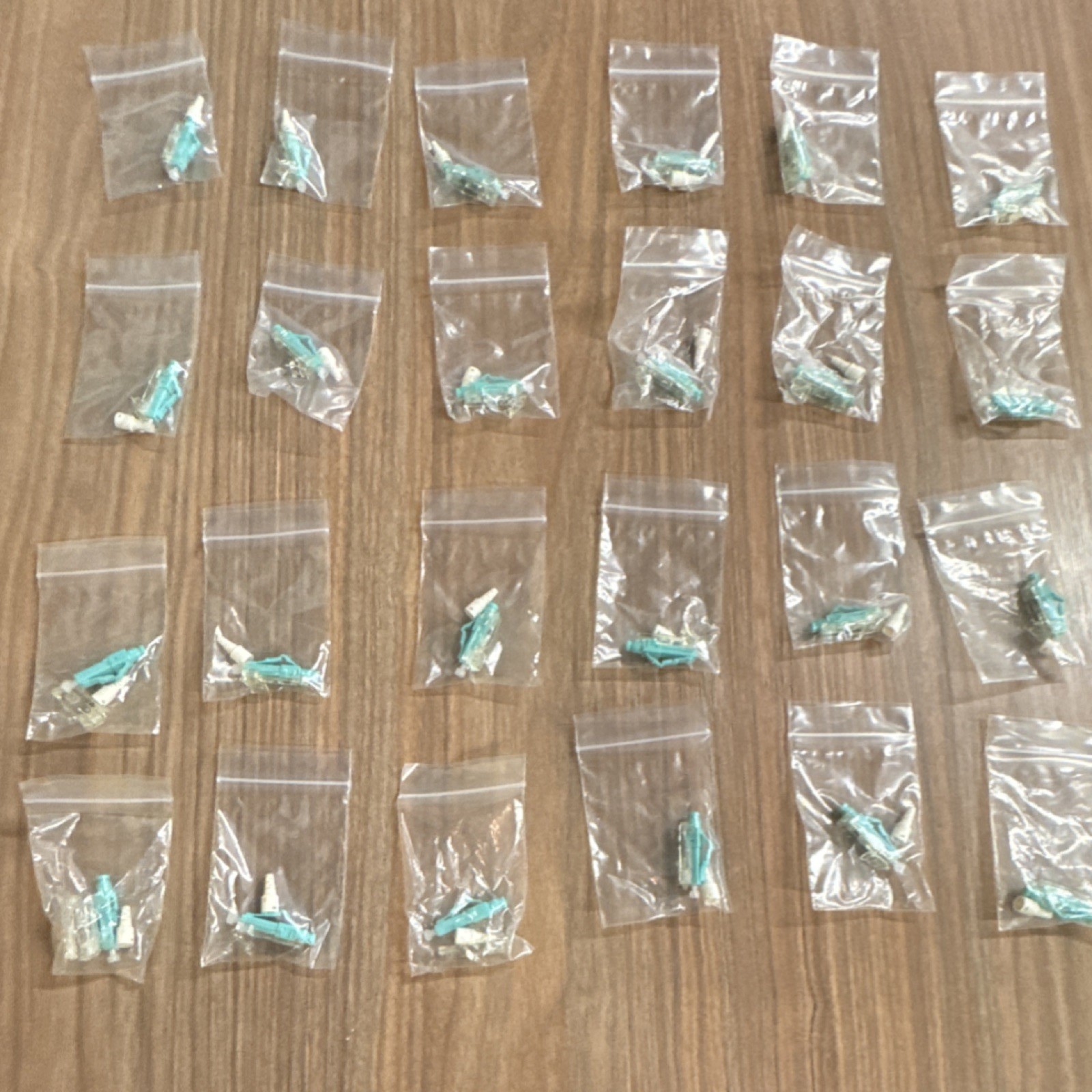 Hubbell ProClick LC Multi-Mode OM3 – Pre-Polished Fiber Optic Connectors Qty:24