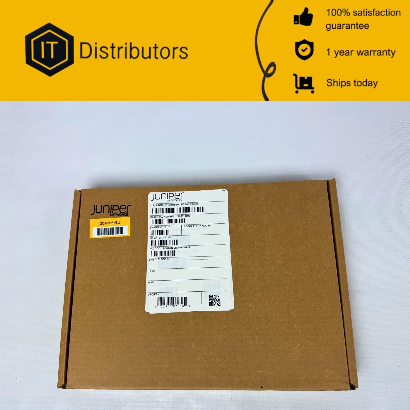 Juniper / MTP-4LC-M5M / New / 1 Year Warranty / Ships Today