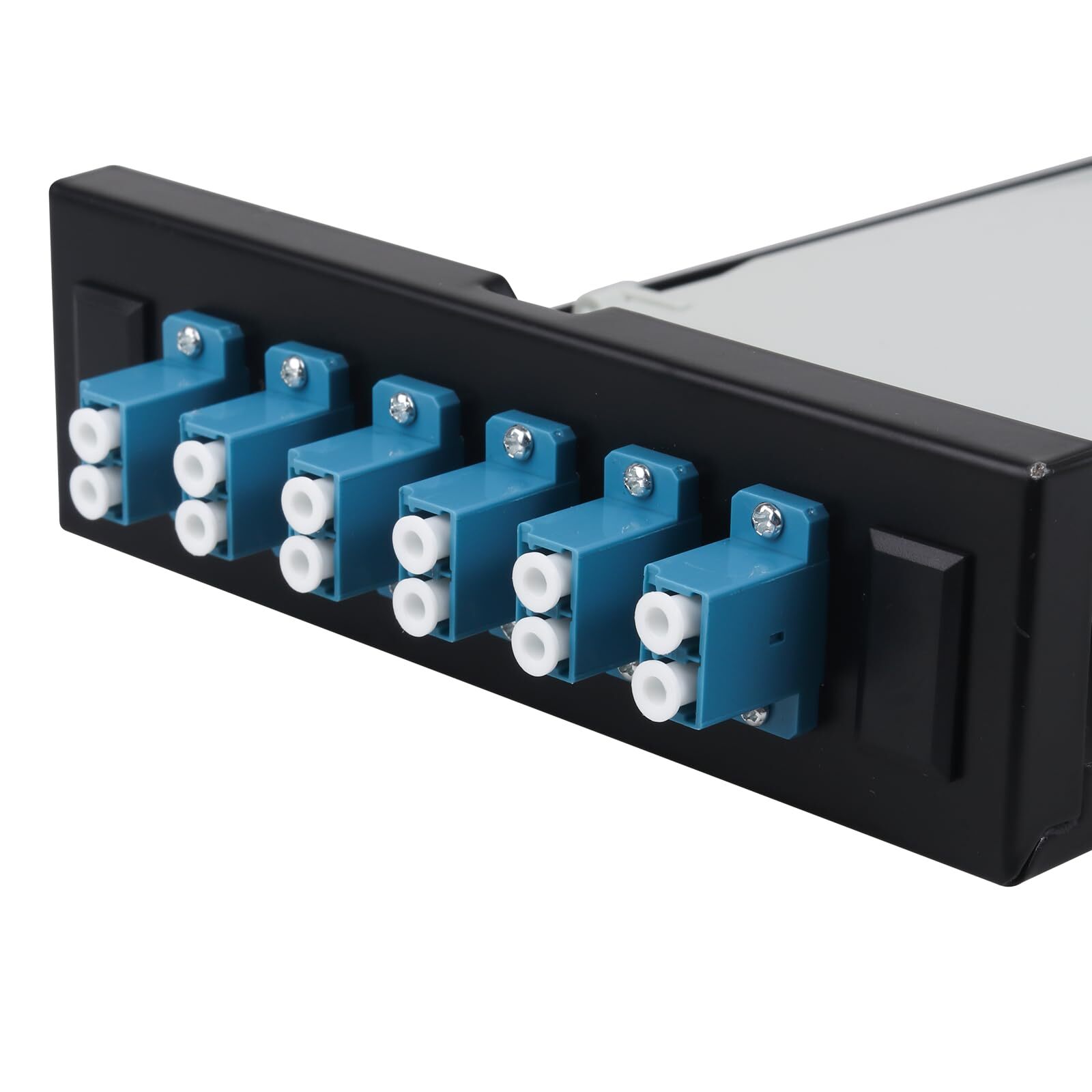 LC-SM 6 Duplex 12 Port Wall Mount Fiber Enclosure with Spool Singlemode LC-UP…