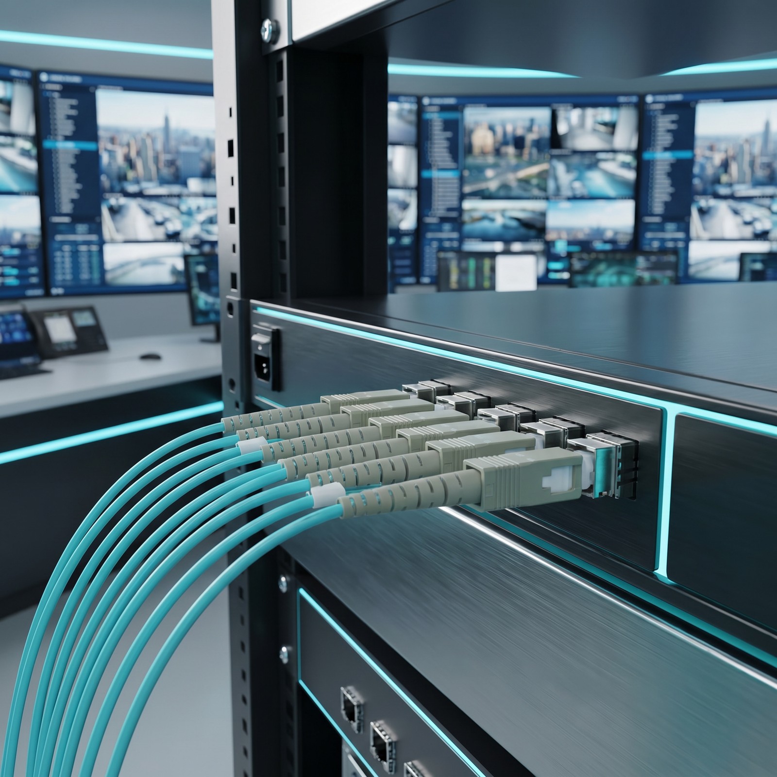 1M-30M SC-SC Duplex Multimode OM3 10 Gigabit Fiber Optic Cable Patch Cord