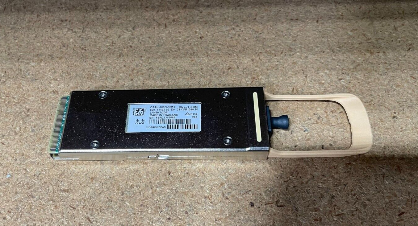 Cisco Original CPAK-100G-SR10 Transceiver module, 100m OM3 MMF
