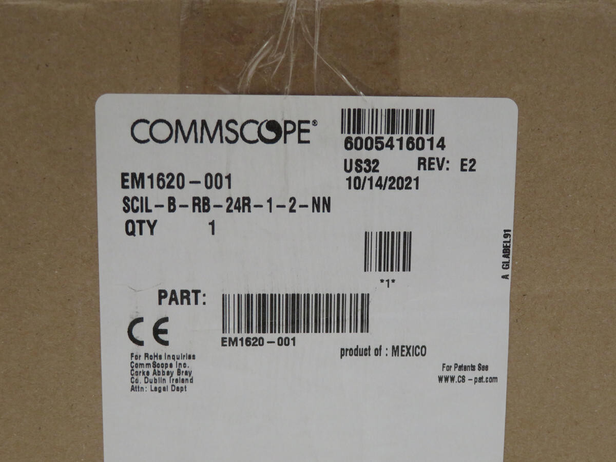 COMMSCOPE EM1620-001 SCIL-B FIBER SPLICE CLOSURE, IN-LINE, WITH 2 GEL CABLE SEAL