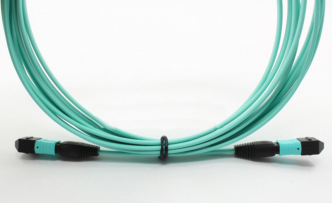 30M 12 Core OM3 MPO/PC(female)-MPO/PC(female) 50/125um Fiber Patch Cord [M3]