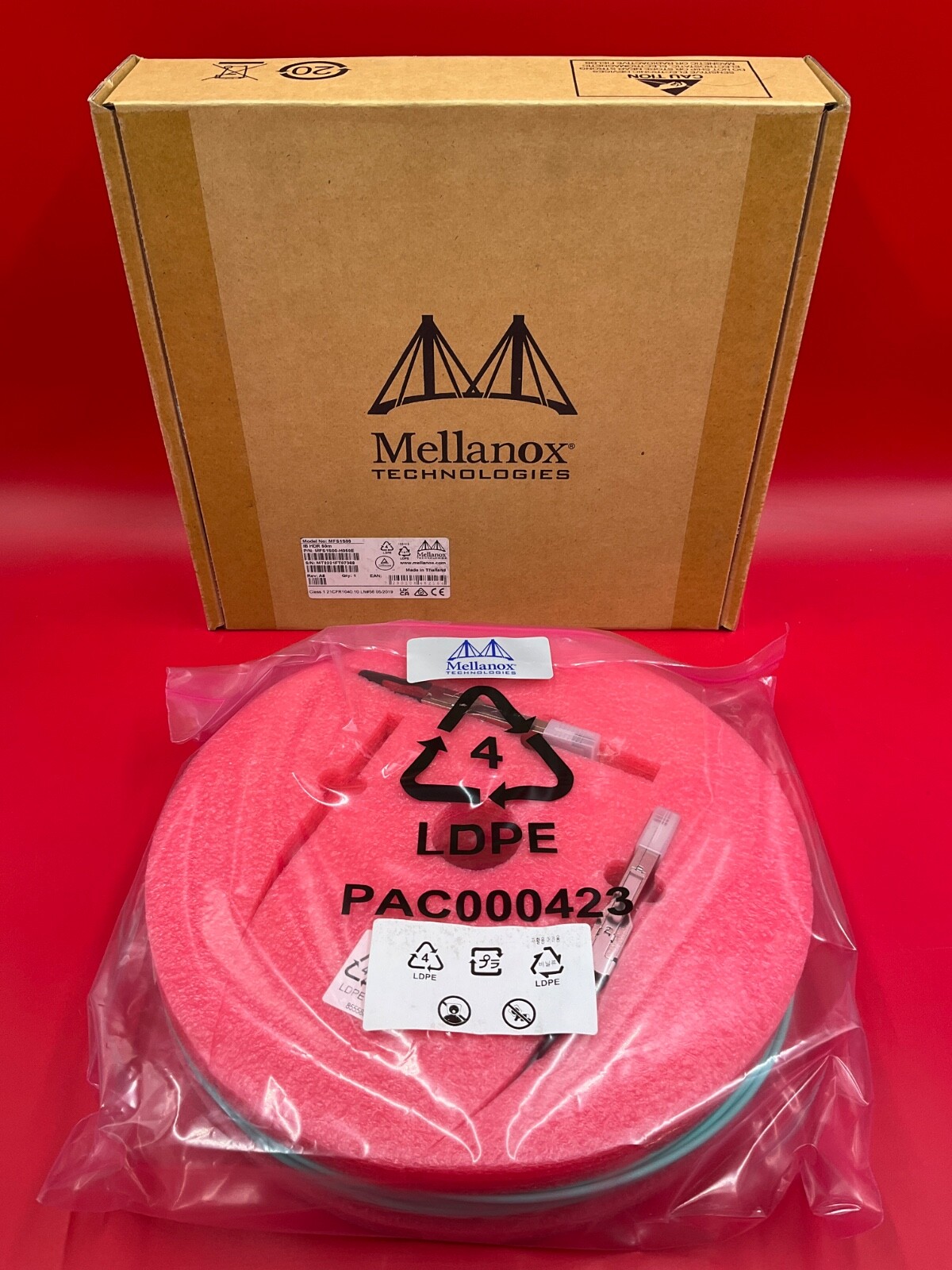 Mellanox LinkX 200 Gigabit QSFP56 to QSFP56 Cable 50 meters MFS1S00-H050E NEW✅❤️
