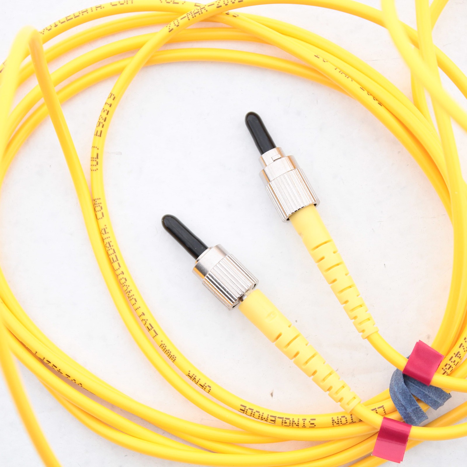 Leviton PCSFC-S03 3M Fiber Optic Singlemode Simplex Patch Cable Cord FC FC PC SM