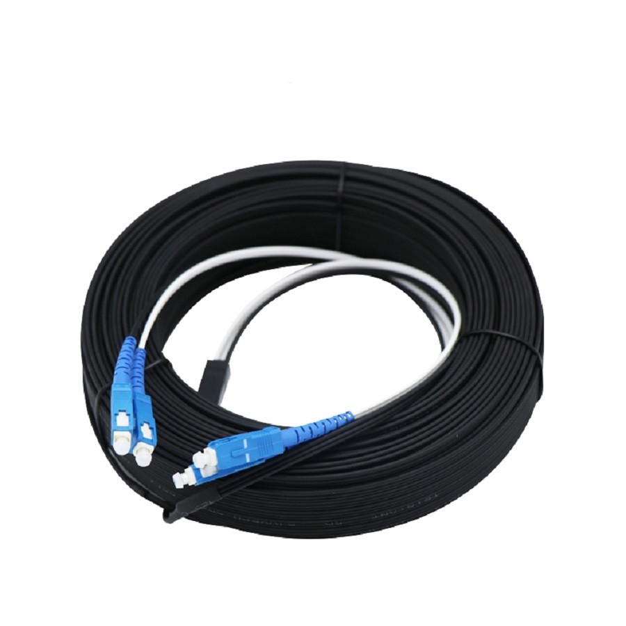 500M Optical Fibre Cable Single Mode G657A Duplex SC UPC Outdoor Ftth Patch Cord