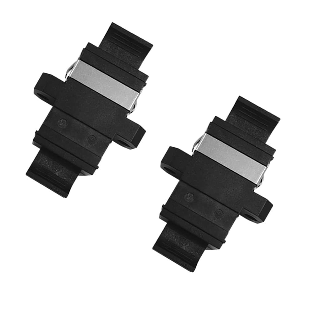 2 PCS MPO to MPO Singlemode Simplex Coupler Optical Fiber Adapter UpDown