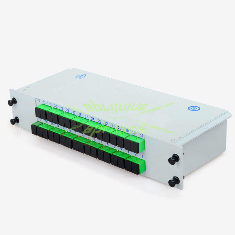 1×32 LGX Box Cassette Card Inserting SC/APC PLC splitter Module 1:32 Fiber Optic