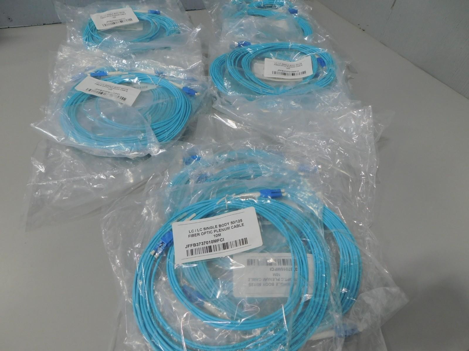 24 Hitachi JFFB3737025MFCI LC/LC Single Body 50/125 Fiber Optic Plenum Cable 10M
