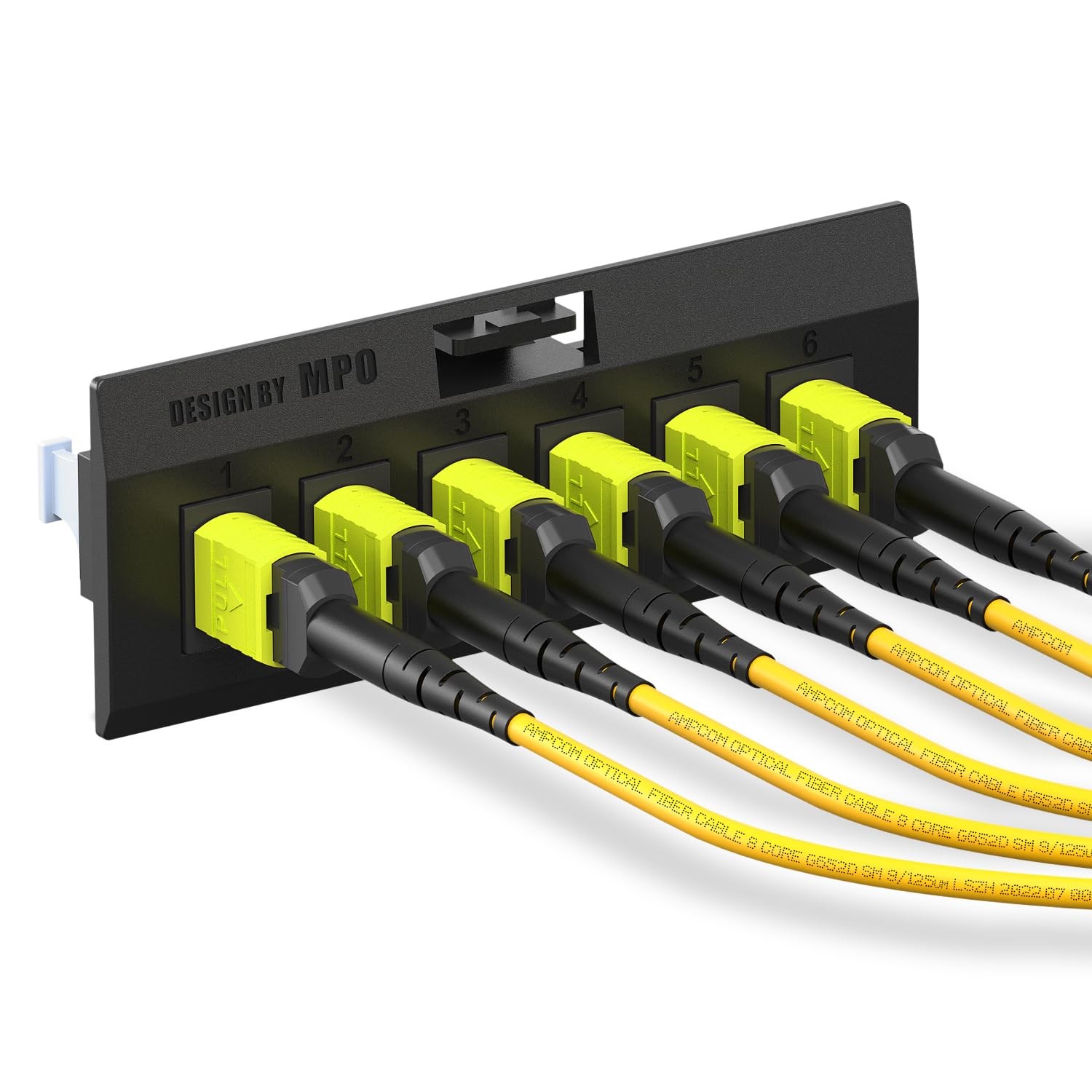 1m 3ft MPO To LC Breakout Cable 9/125m Singlemode OS1/OS2 8 Fiber Optic