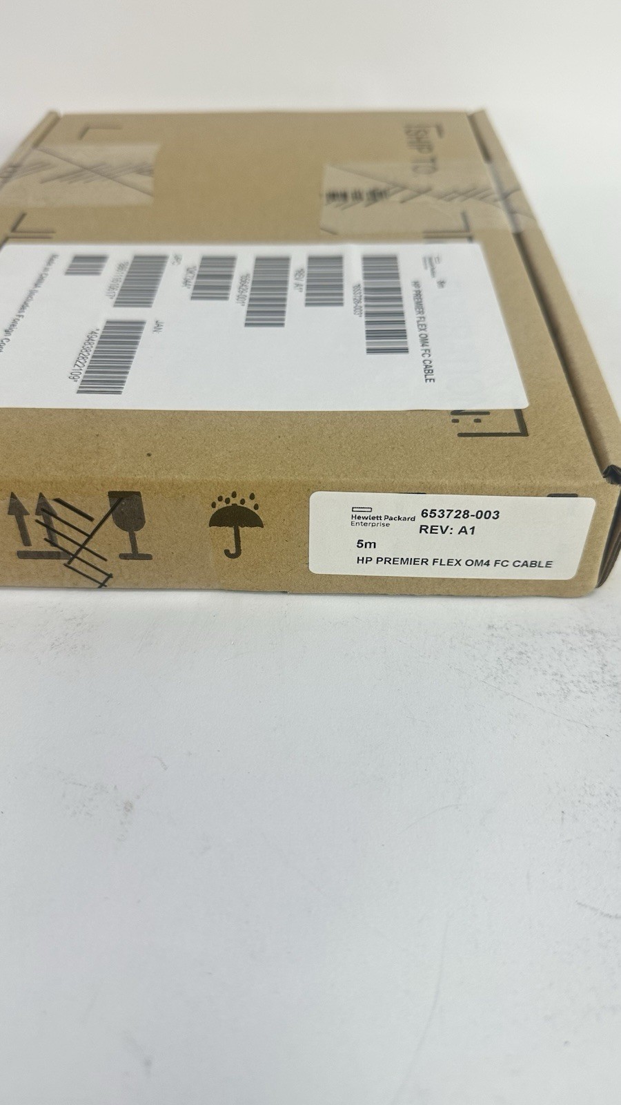 HPE QK734A HP Premier Flex LC/LC OM4 FC 15Ft 5M Cable 656429-001 653728-003 MM