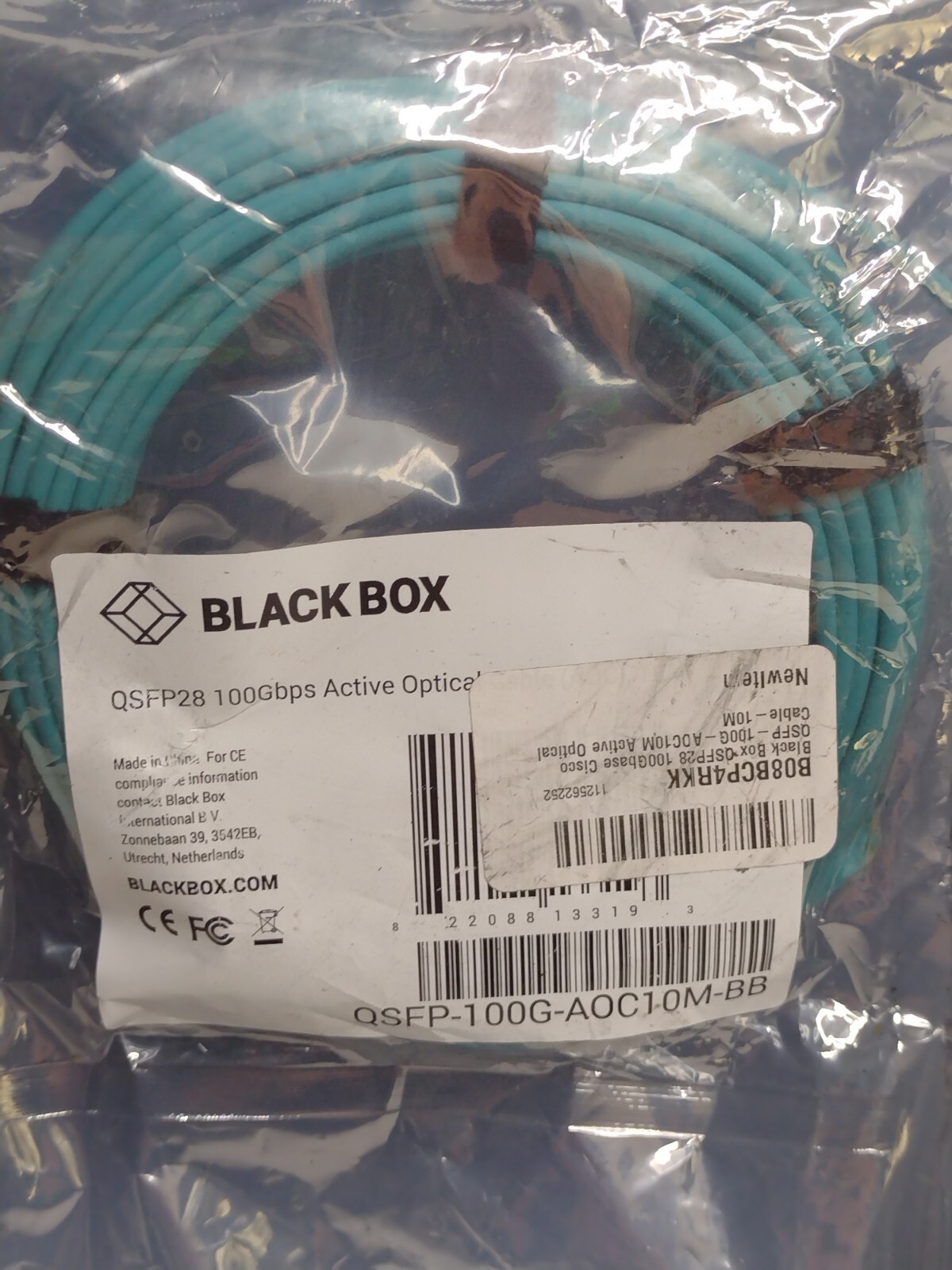 Blackbox Compatible for Cisco 100G AOC 10M QSFP-100G-AOC 10M Active Optic Cable