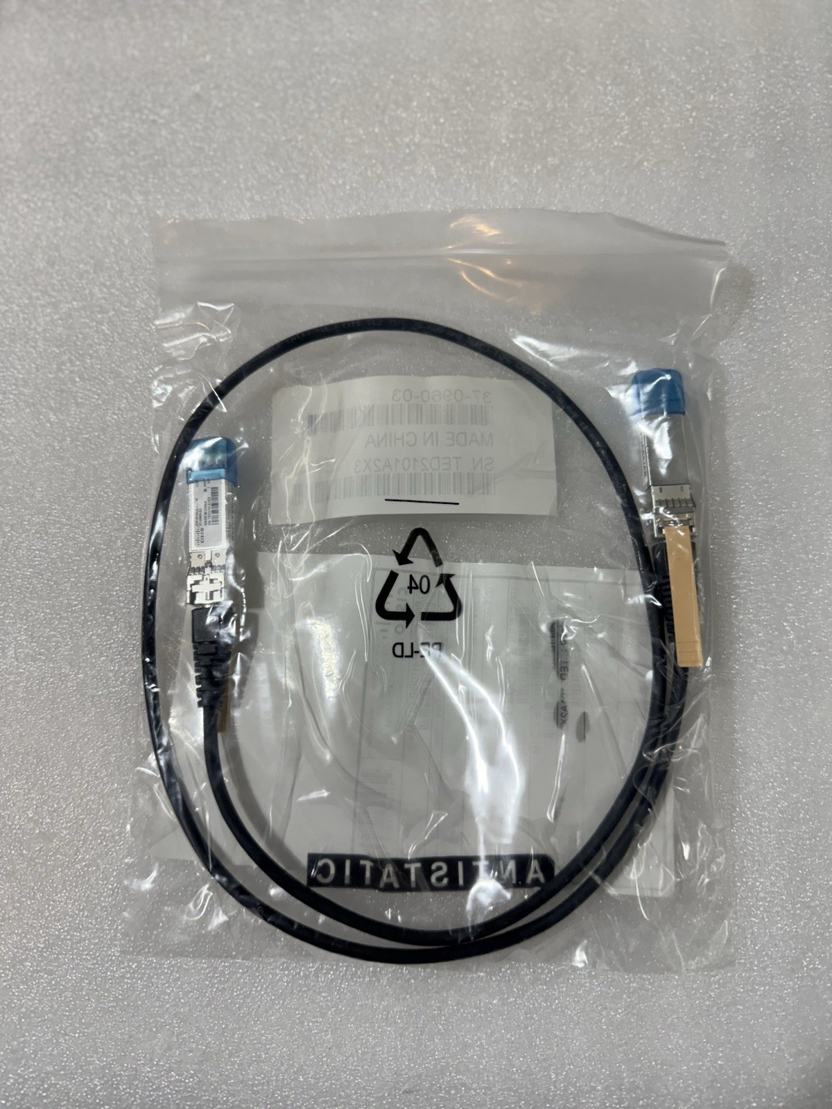 New CISCO SFP-H10GB-CU1M 10GBASE-CU SFP+ Cable 1 Meter 37-0960-03