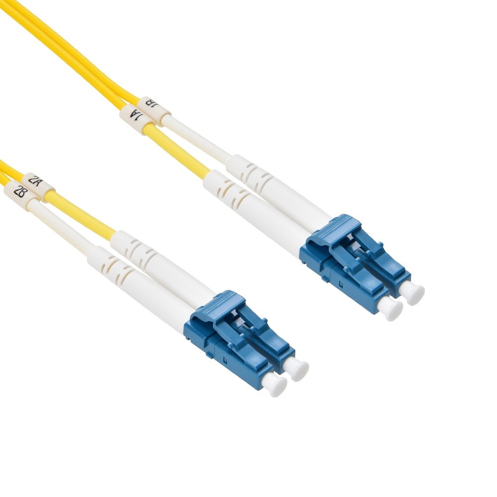 20 Pack of 7m LC/UPC-LC/UPC Singlemode Duplex OFNR 2.0mm Fiber Optic Patch Cable