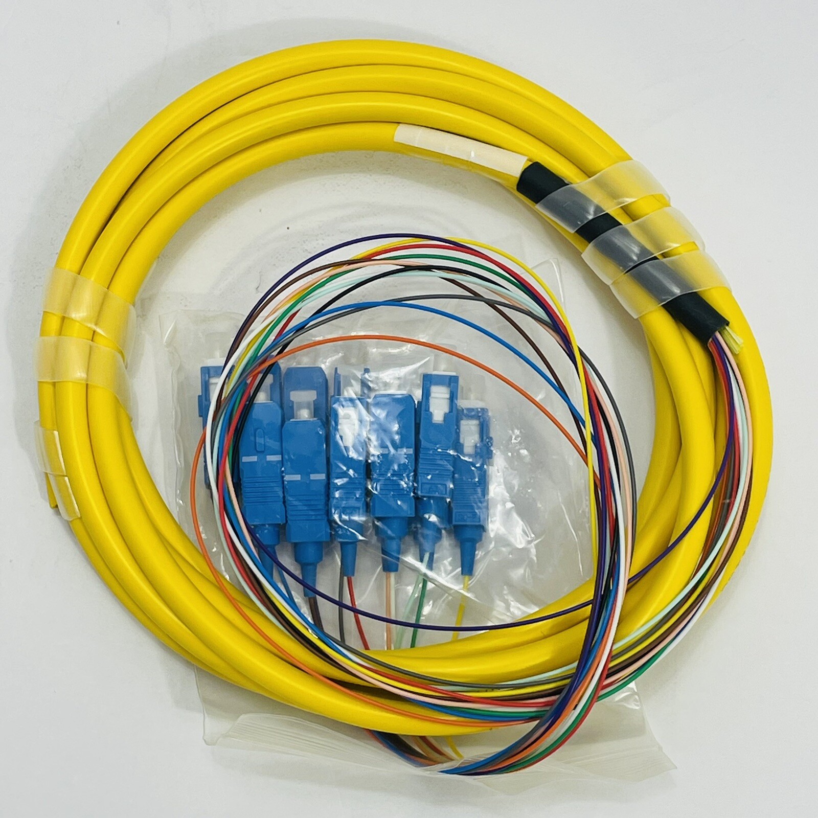 Legrand V12-041-009S Fiber Optic Patch Cable 3M 12 Strand SC Blunt SM ~NEW~