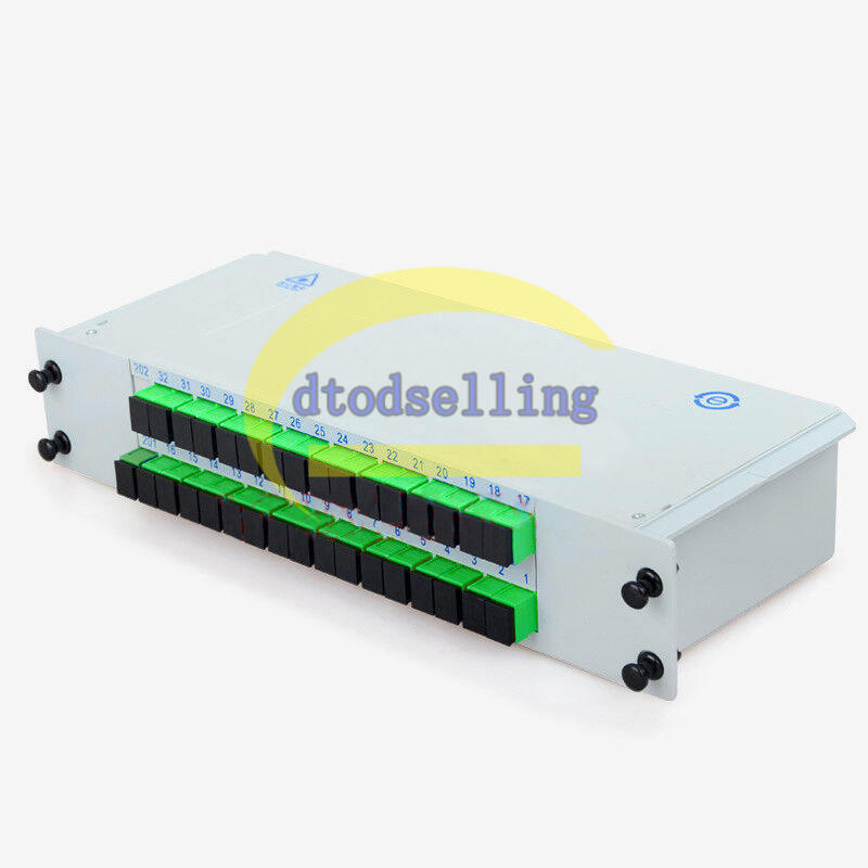 1×32 LGX Box Cassette Card Inserting SC/APC PLC splitter Module 1:32 Fiber Optic