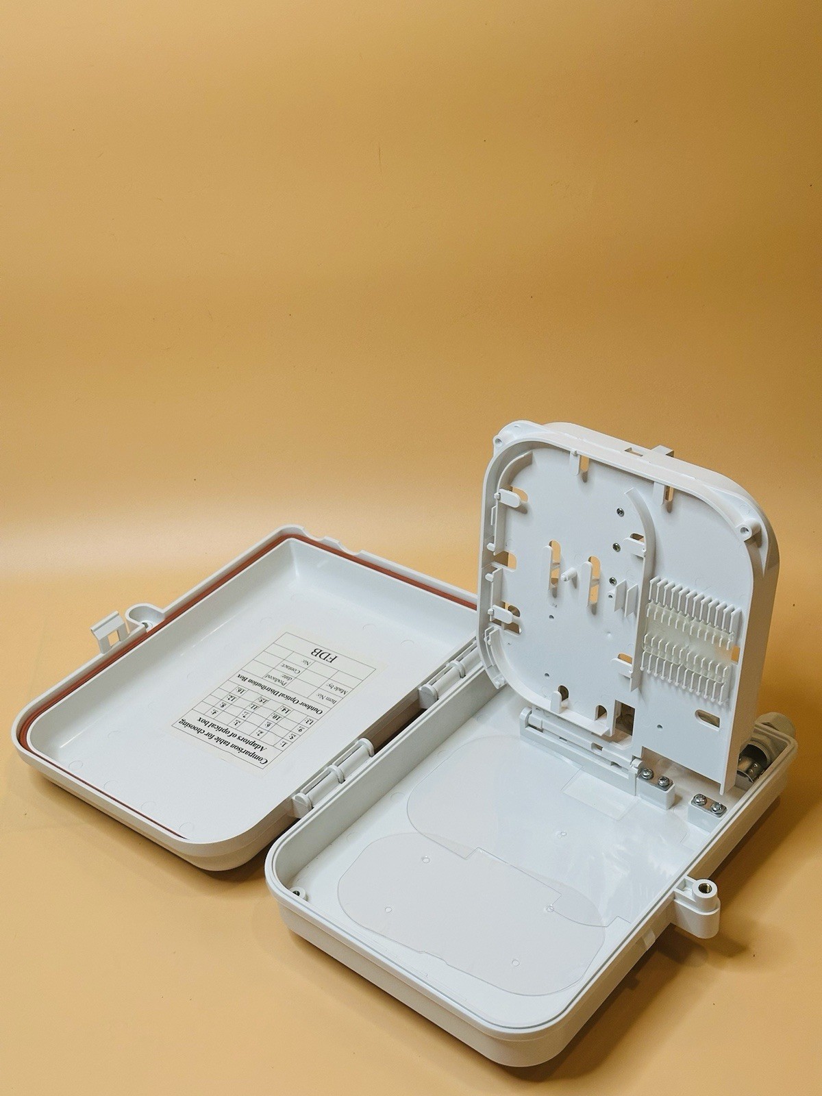 16 Core Outdoor Fiber Optic Distribution Box FDB Wall Mount FTTH Enclosure