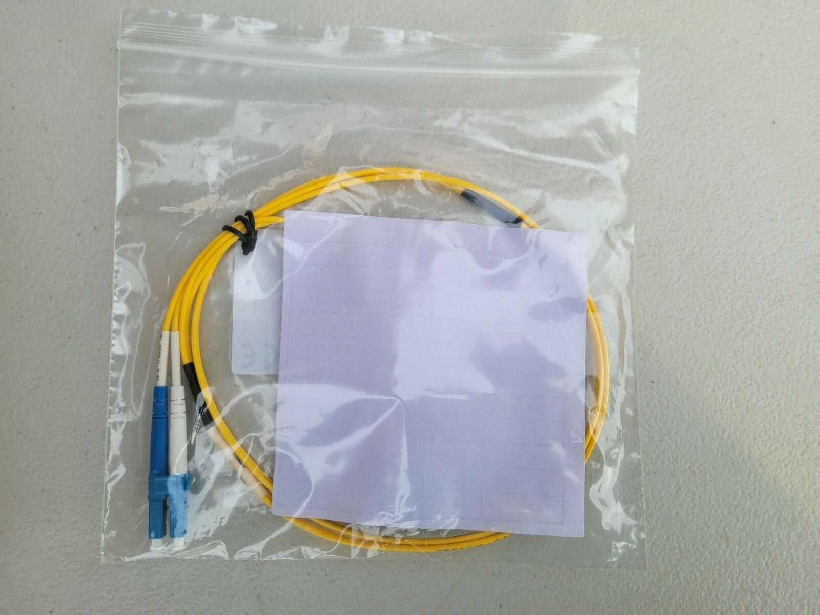 NEW Legrand Quiktron Fiber Optic Duplex Patch Network Cable 3-Feet 810-LL7-003