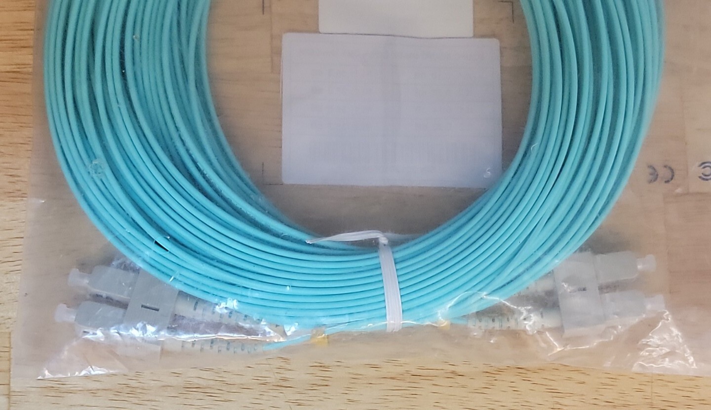 Fiber Optics Flypro.com OM3-SC-DX-30M-LSZH 0M3 50/125 Jumper A-B