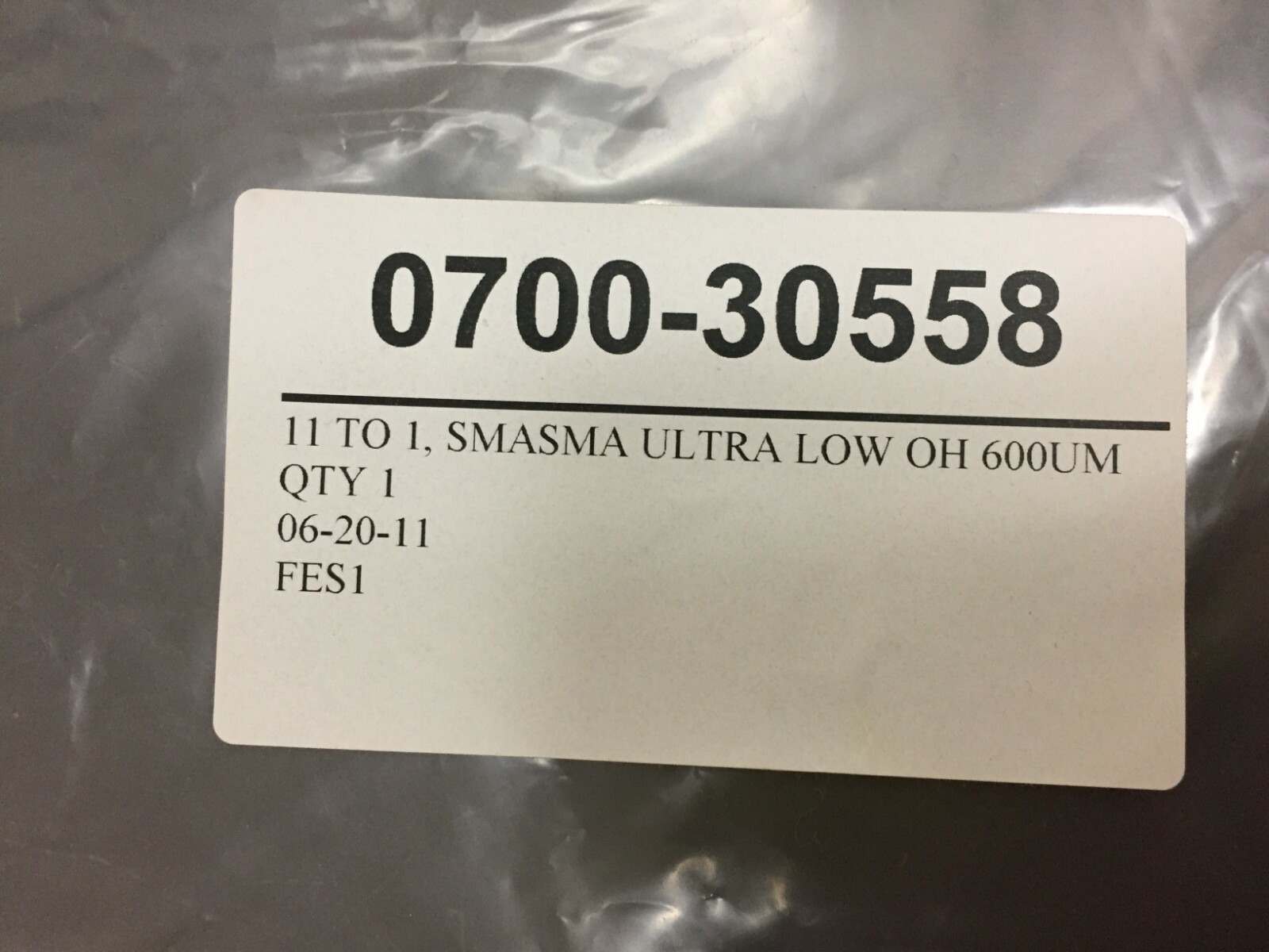 Solyndra 0700-30558, Ultra Low OH 600um, 11 to 1 Fiber Optical Cables, 2ft Long