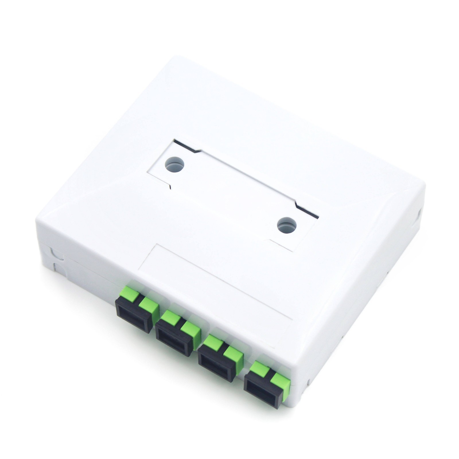 10pcs Indoor Wall Mounted 4 Ports End User Termination Box SC Adapter Pigtails