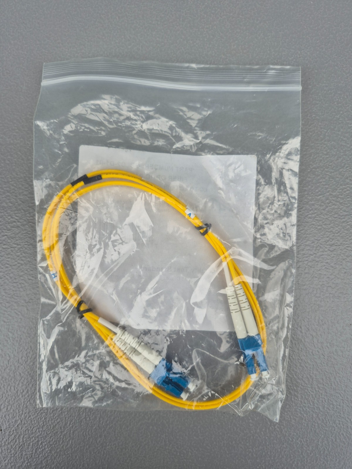 NEW Allen Tel GBLC2-D1-01 Singlemode Duplex LC to LC Fiber Optic Patch Cord, 1 M