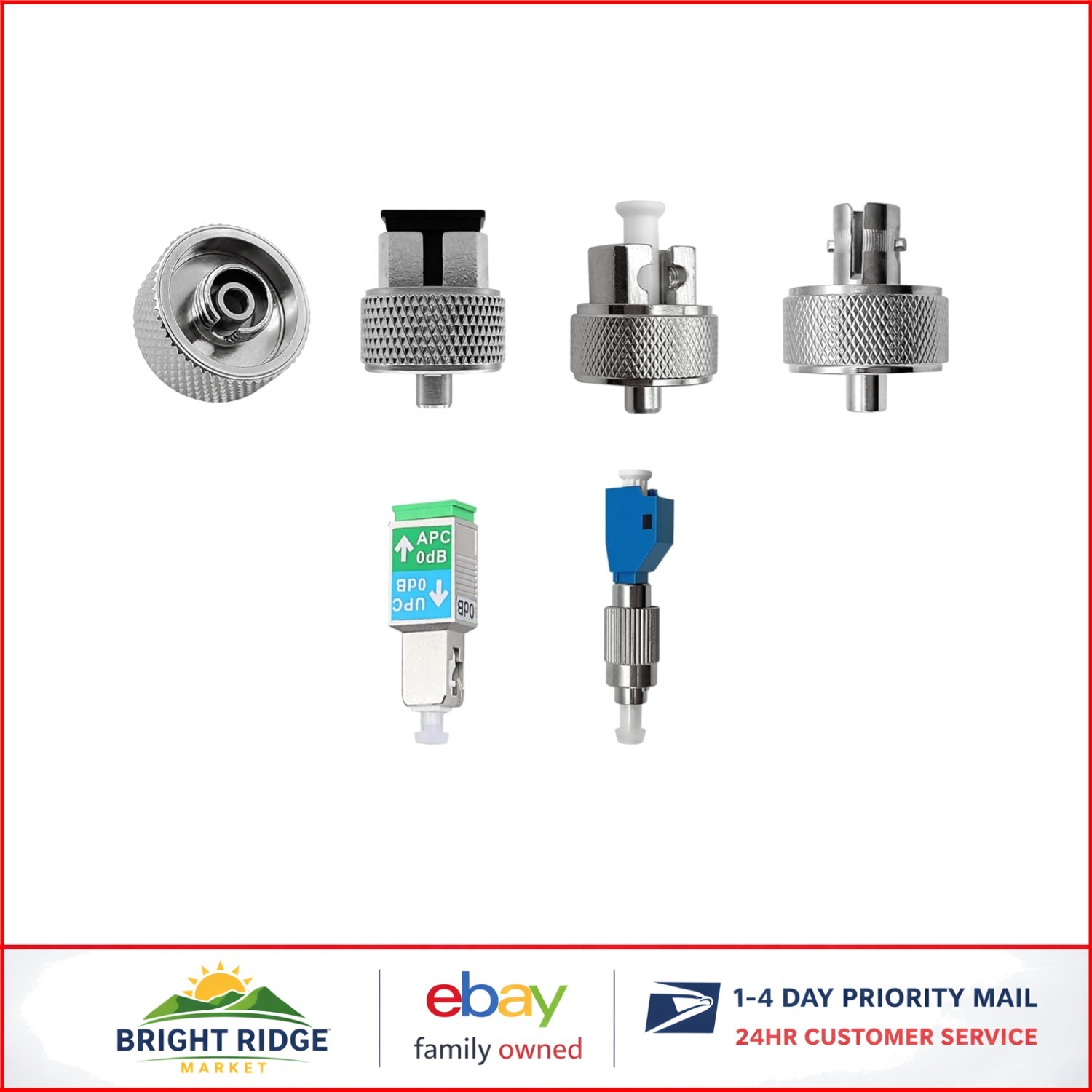 High Quality Fiber Optic Connectors for Network Construction and Maintenance