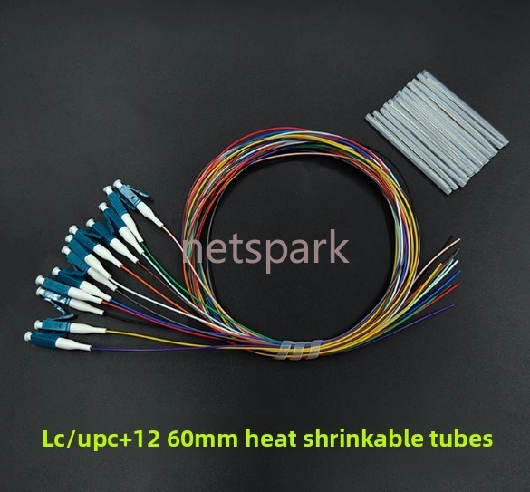 12 Fiber FC/ST/SC/LC UPC/APC G657A 1m SingleMode Bunch Fiber Optic SM Pigtail