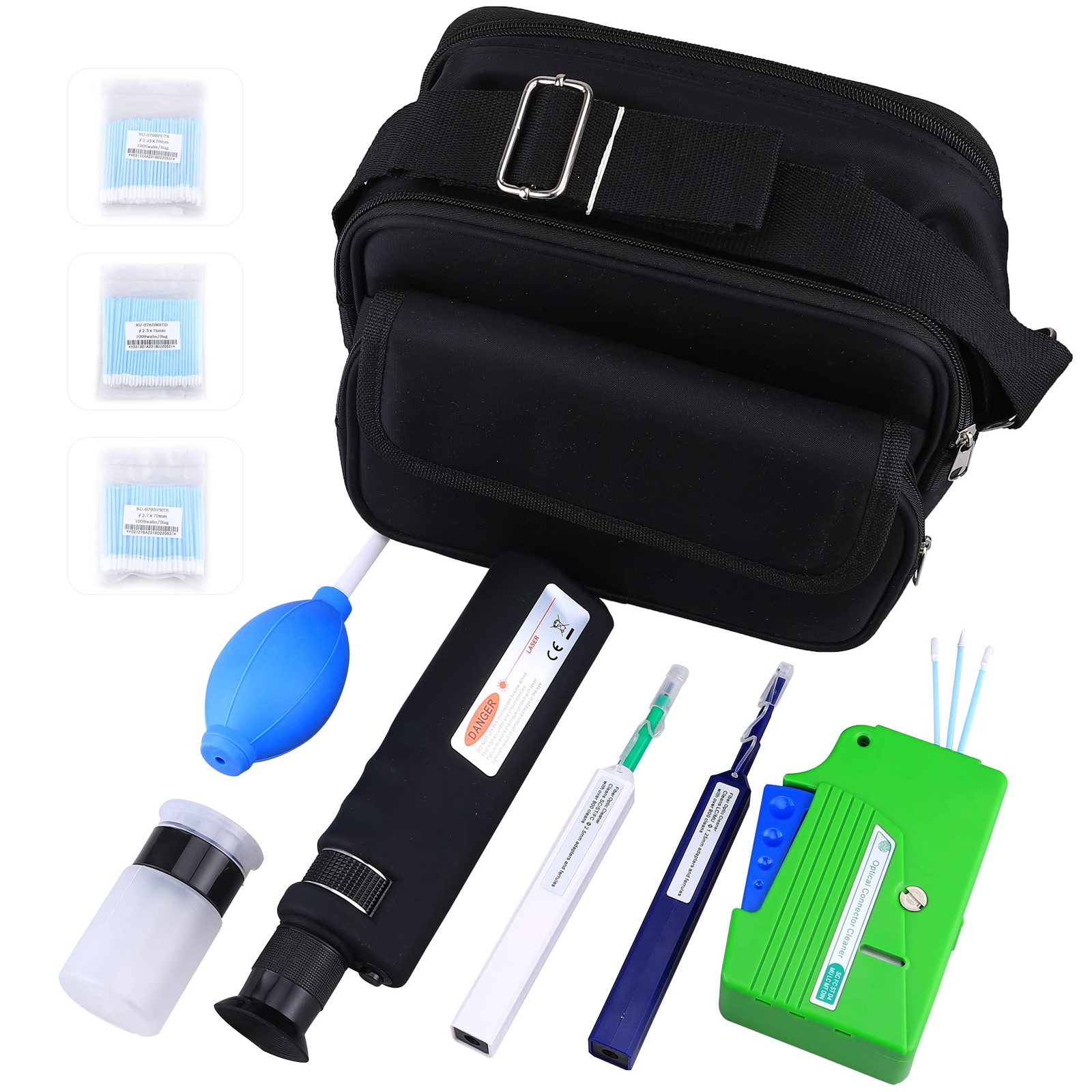 FTTH Fiber Optics Cleaning Kit with Fiber Cleaning Cassette for FC SC ST LC M…