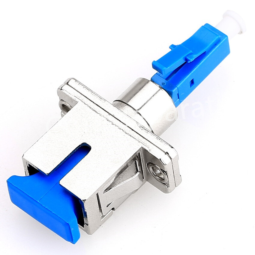 SC/UPC Female to LC/UPC Male Adapter Fiber Optical Coupler Flange Converter