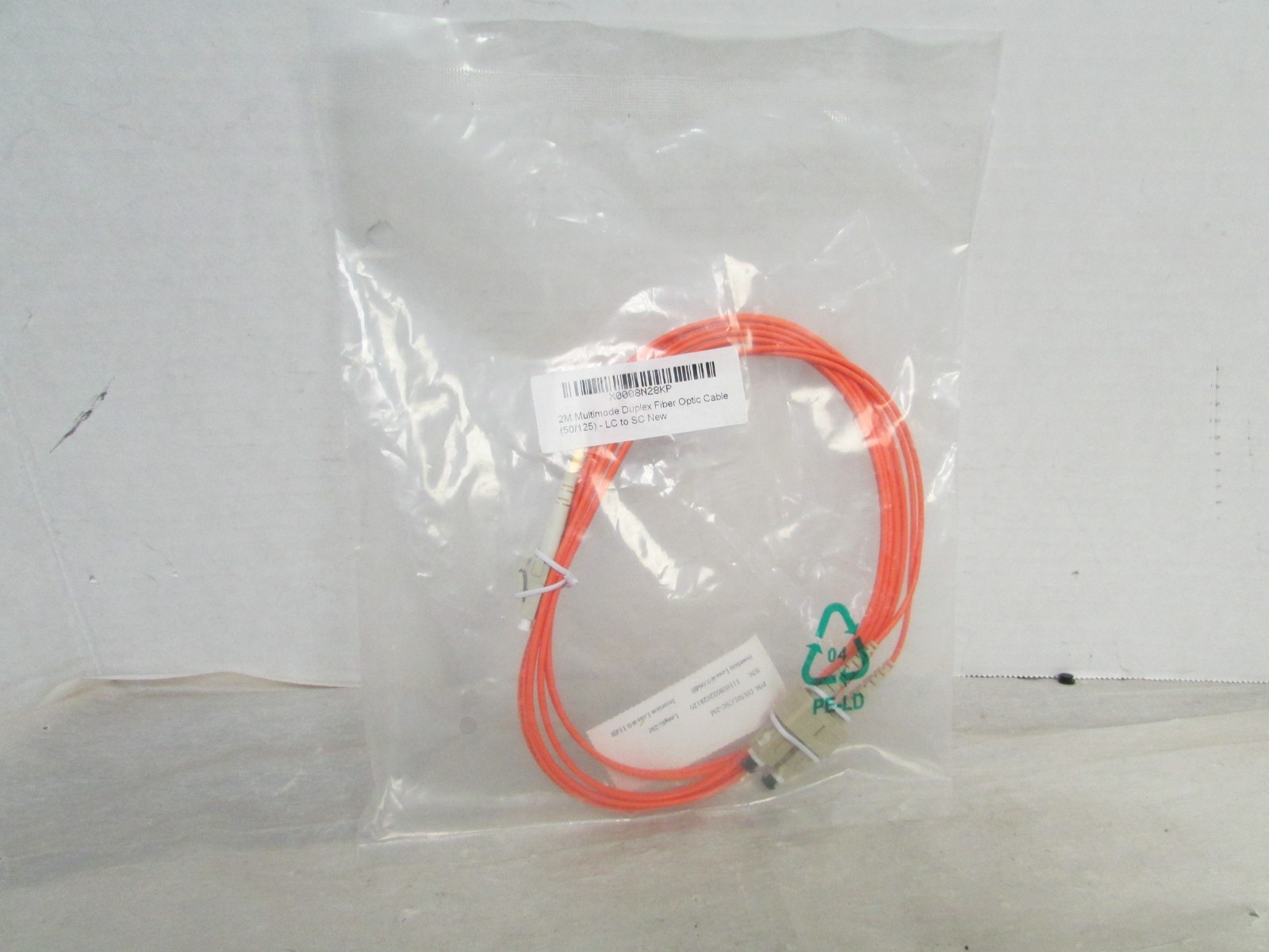 LC to SC 2M Patch Cable Duplex Multimode Fiber Optical Patch Cable