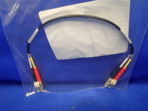 BLACK BOX CBFO390407-0001 LC-LC 50 DUPLEX PVC BK 1FT FIBER OPTIC CABLE NEW