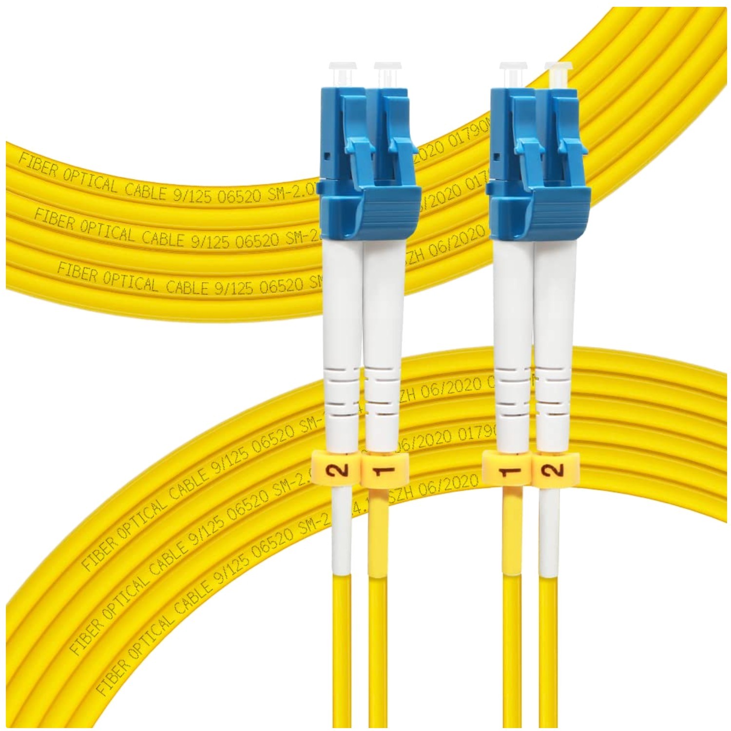 High Rated OS2 SM 9/125 LC-LC Fiber Patch Cable