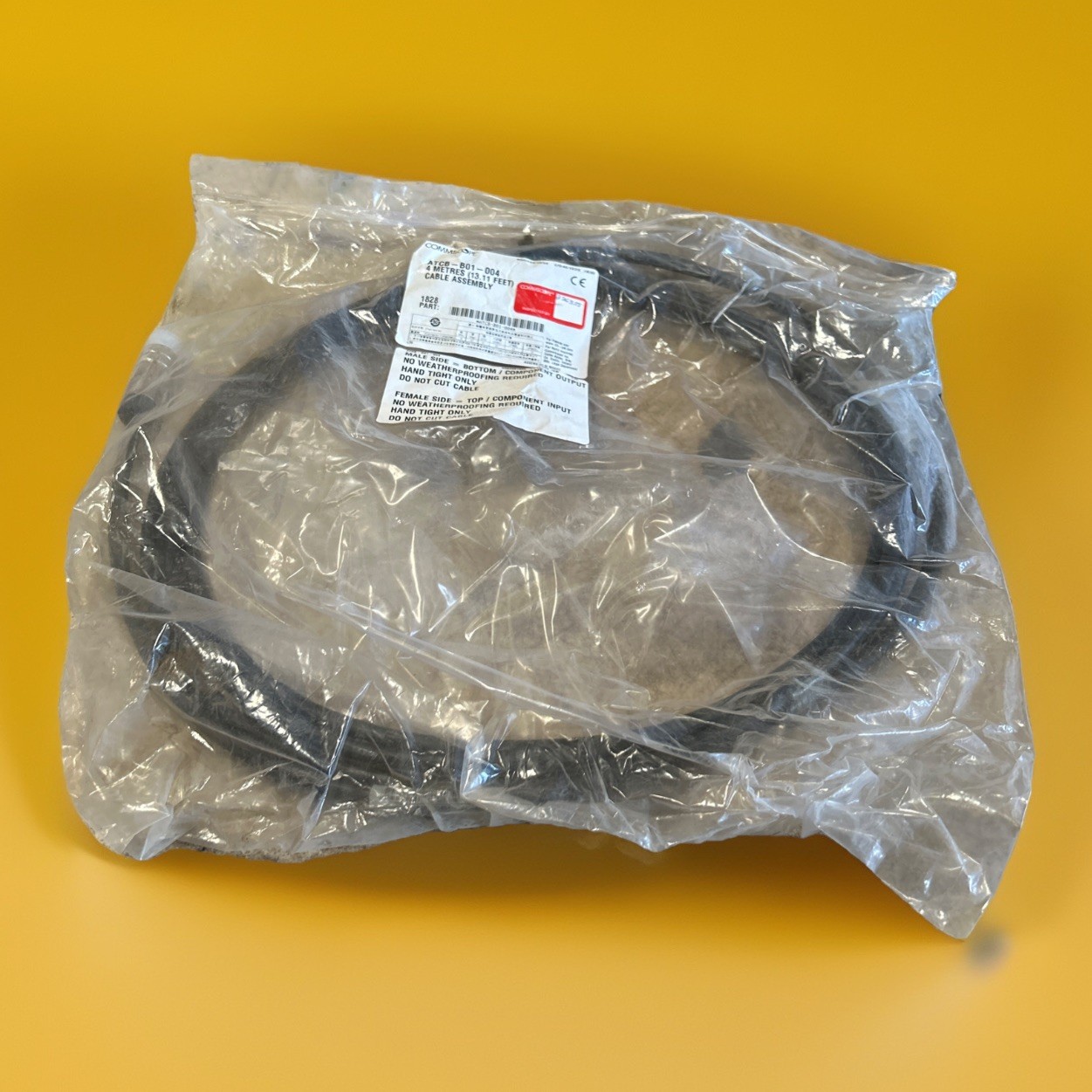 🔥CommScope ATCB-B01-004 RET Control Cable 4m AISG 8-Pin Male to Female ~ 1 Unit