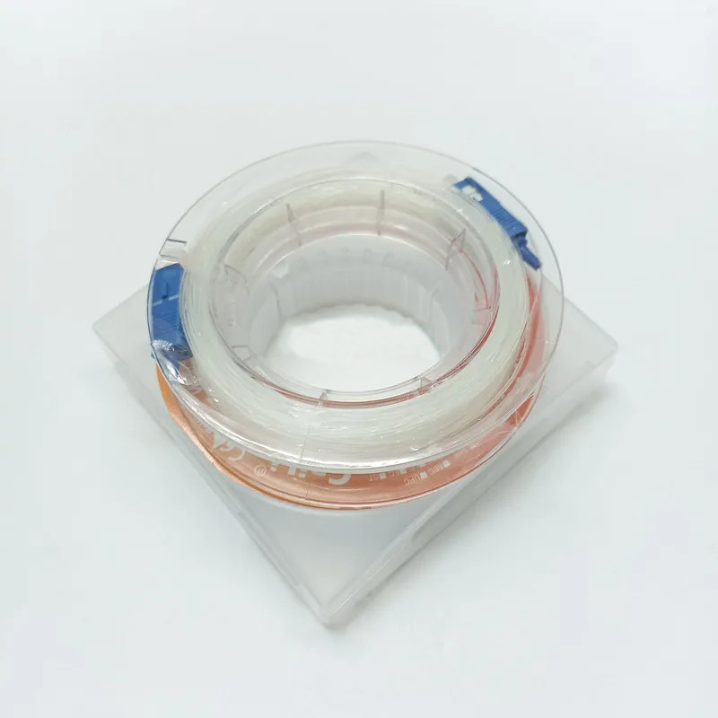 Indoor Transparent Fiber Optic Cable G657A2 SC UPC APC Invisible SM SX Jumper