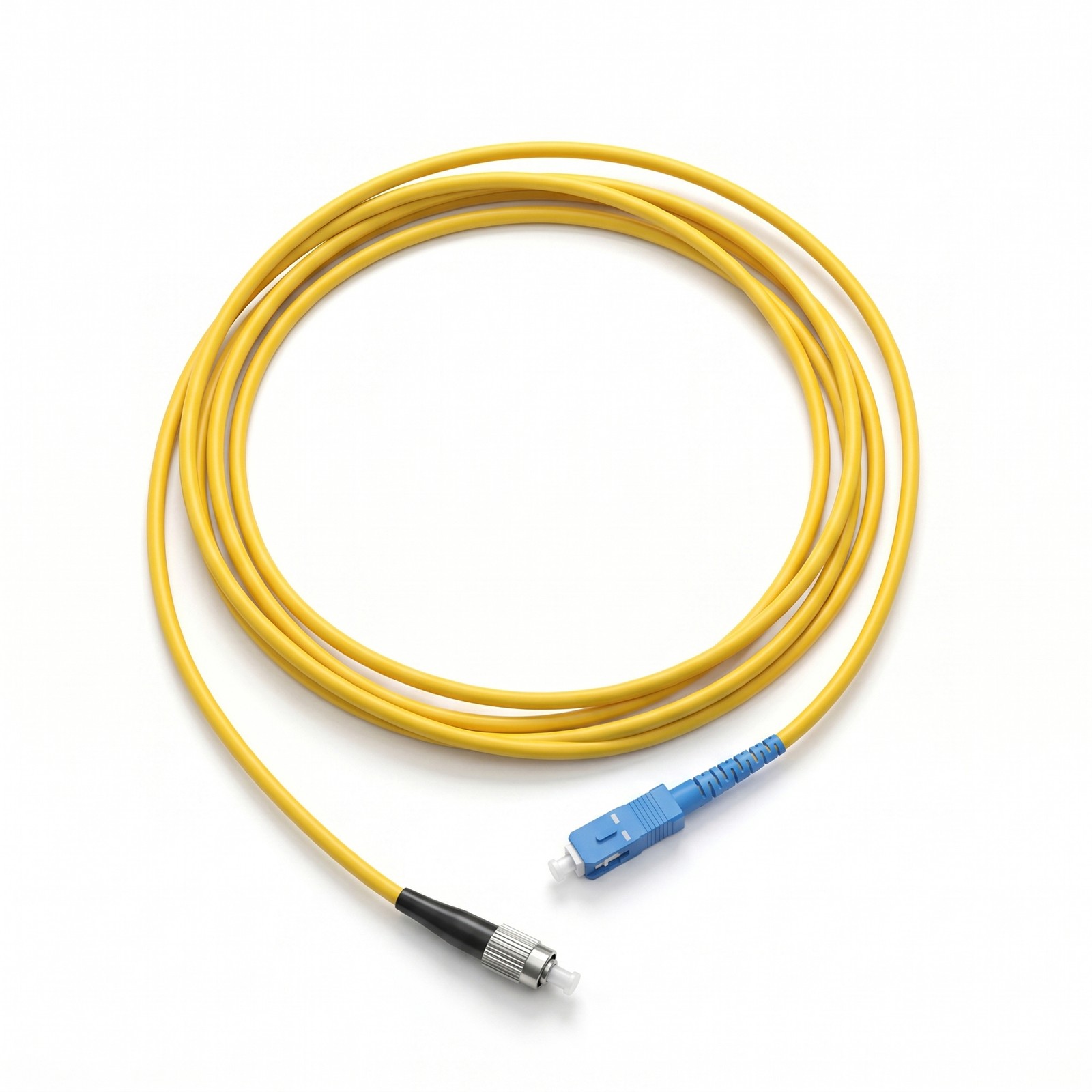 2PCS Single Mode Fiber Optic Patch Cord Single Core, UPC/APC SC LC FC ST 1M -30M
