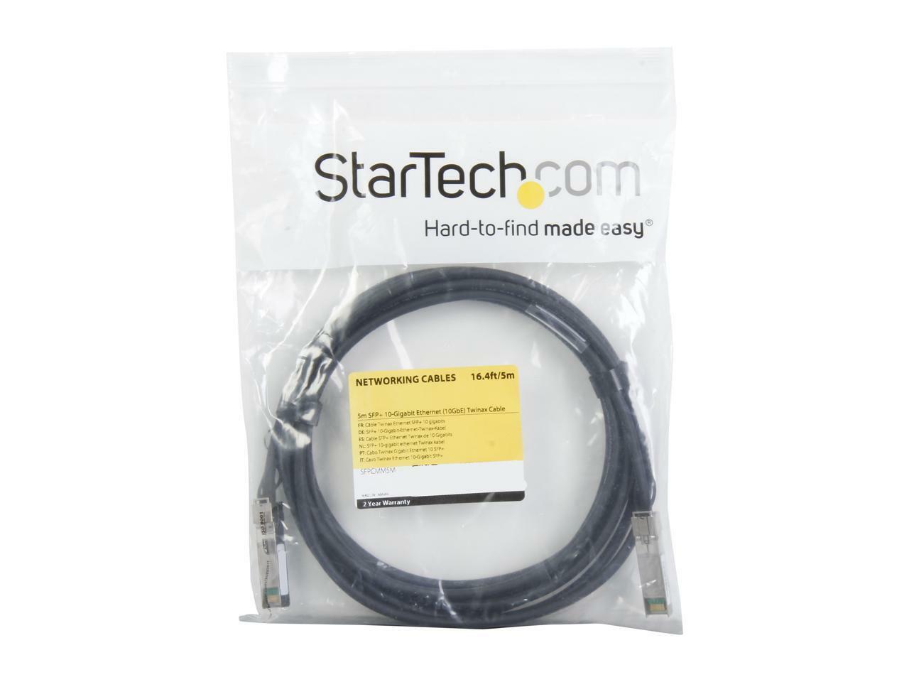 StarTech.com SFPCMM5M Cisco SFP-H10GB-CU5M Compatible SFP+ 10-Gigabit Ethernet P