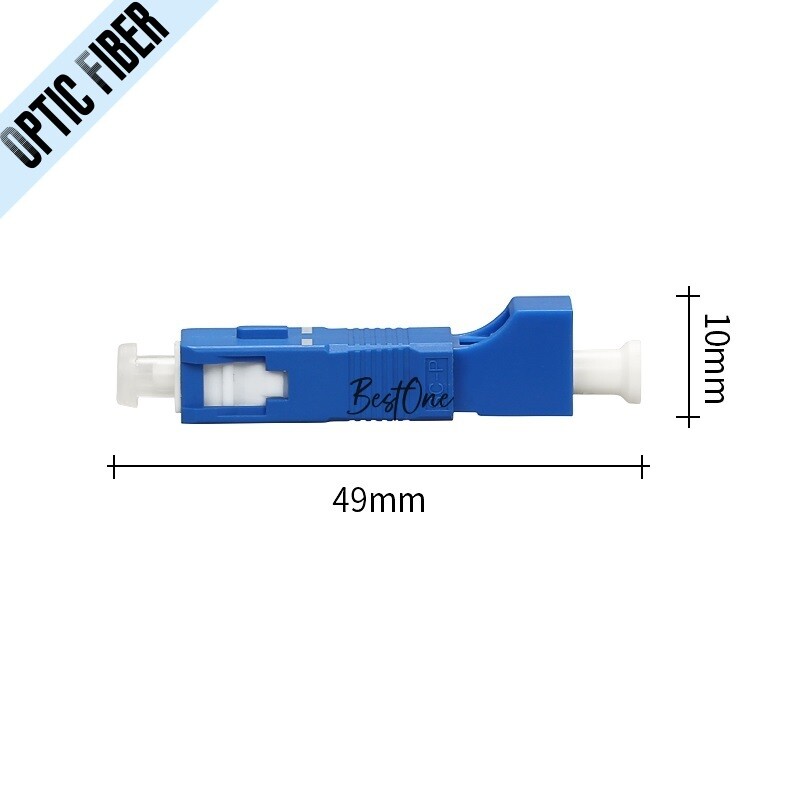 10Pcs SC Male to LC Female UPC APC SM/MM OM3 OM4 Adapter Fiber Optical Converter