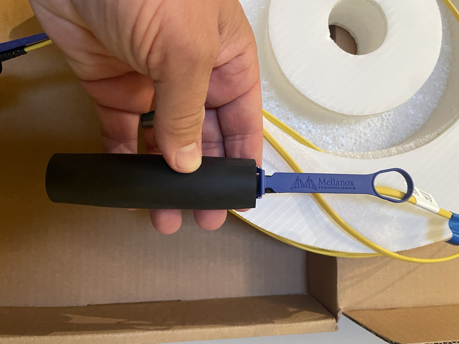 Mellanox MC2207312-100 56GB/s 100m Fiber Optic Network Cable – New in Box