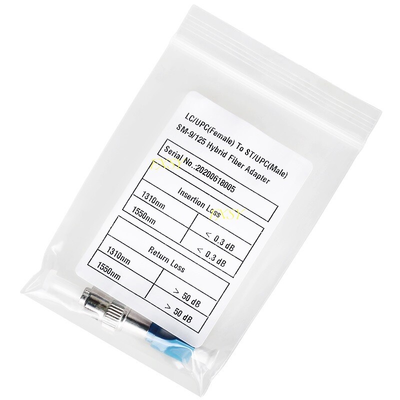 ST/UPC Male LC/UPC Female SM MM Hybrid Fiber Optical Adapter Optic Converter