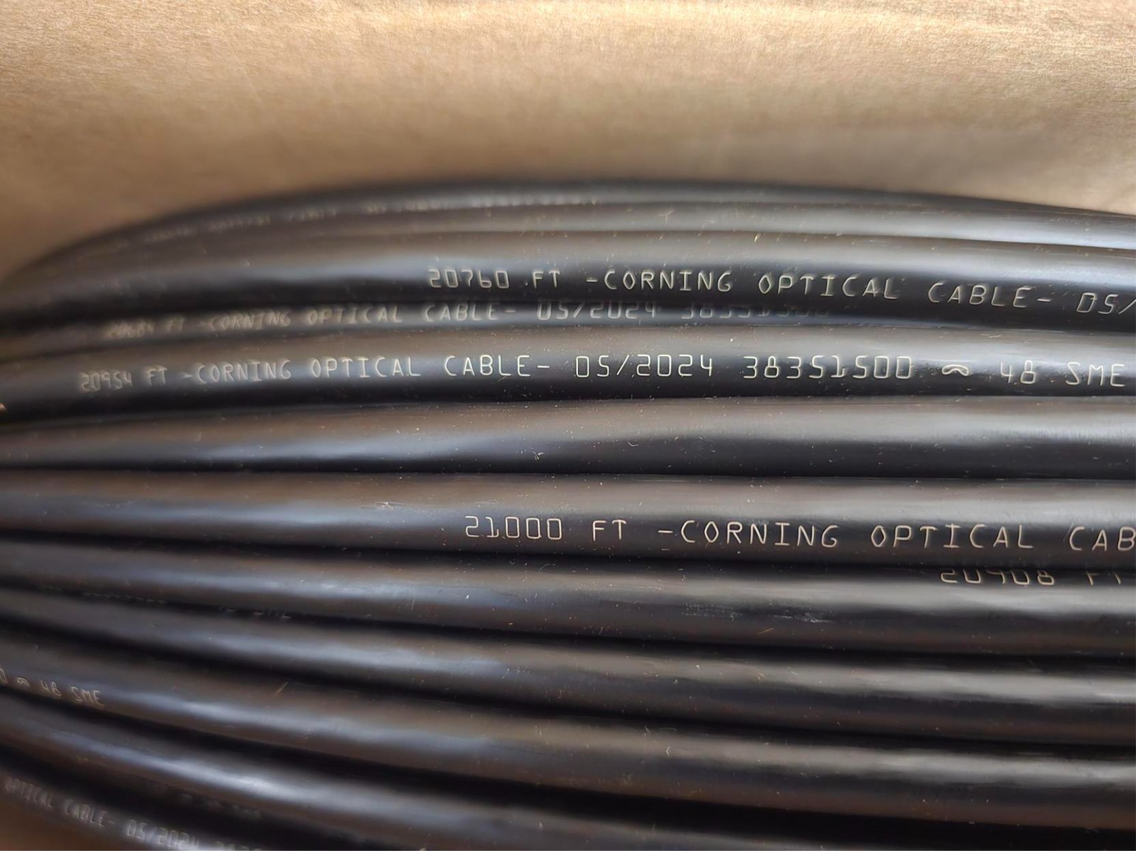 500-ft Factory-Installed 48F ALTOS Lite-Tube OS2 w/ Corning Terminal Assembly