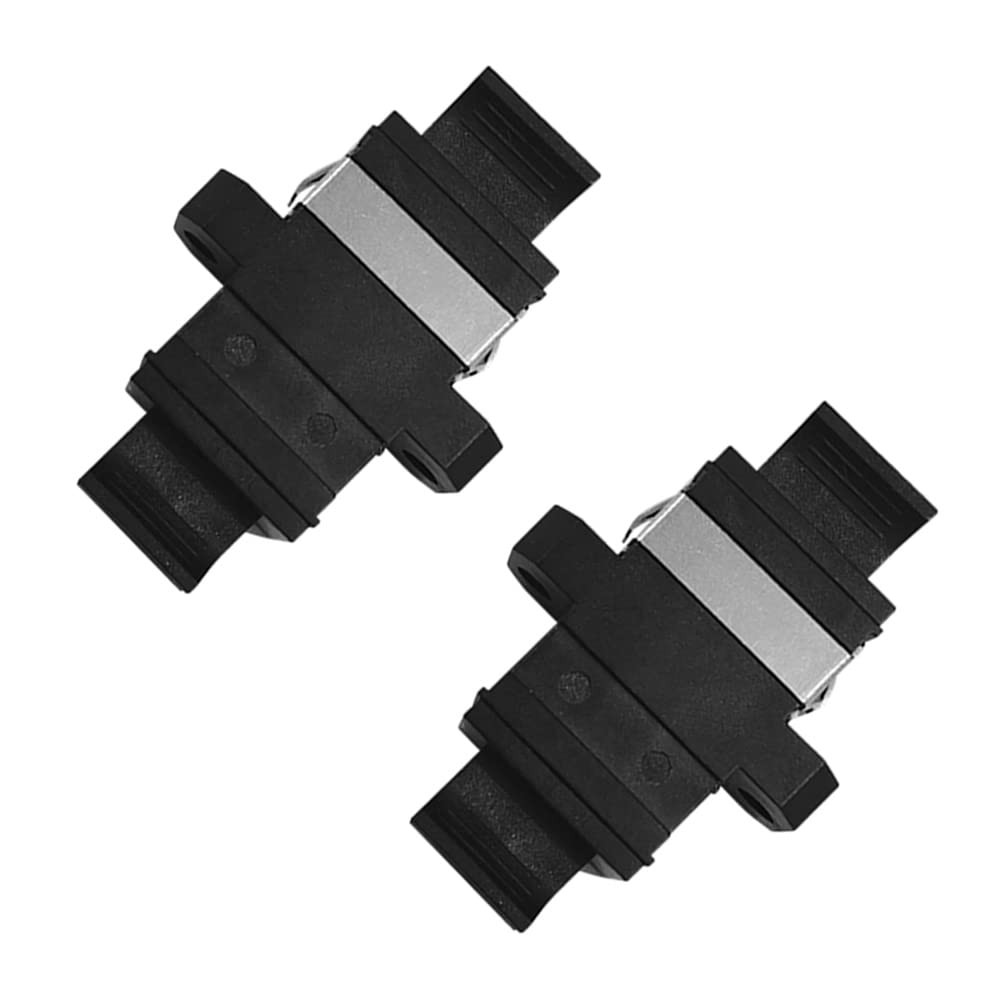2 PCS MPO to MPO Singlemode Simplex Coupler Optical Fiber Adapter UpDown