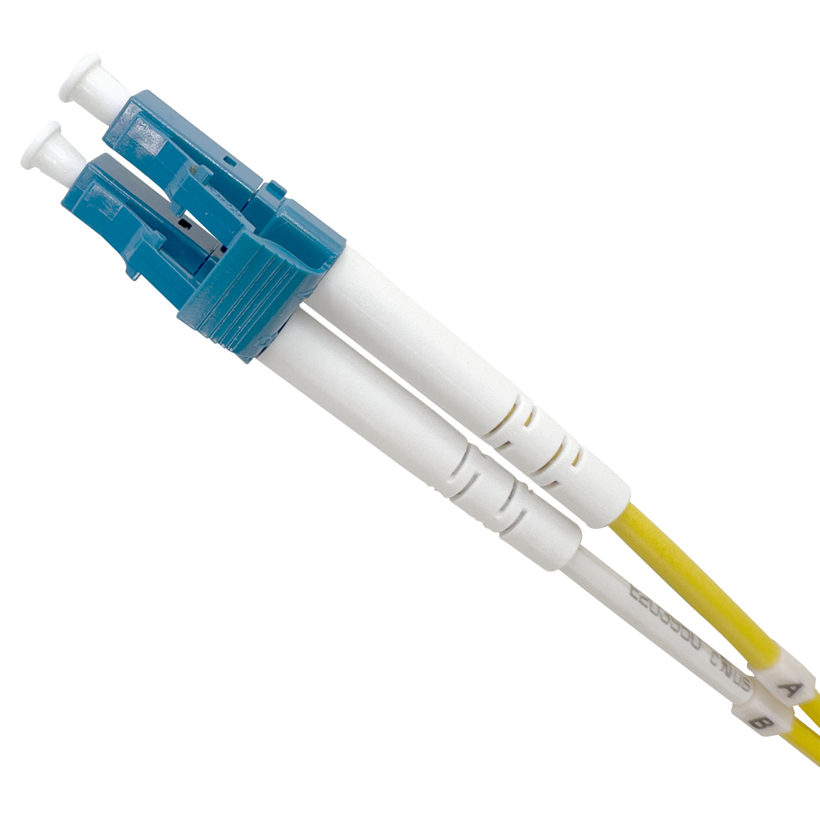 5003 9 125 Single Mode Yellow LC UPC Duplex Fiber Patch Cable