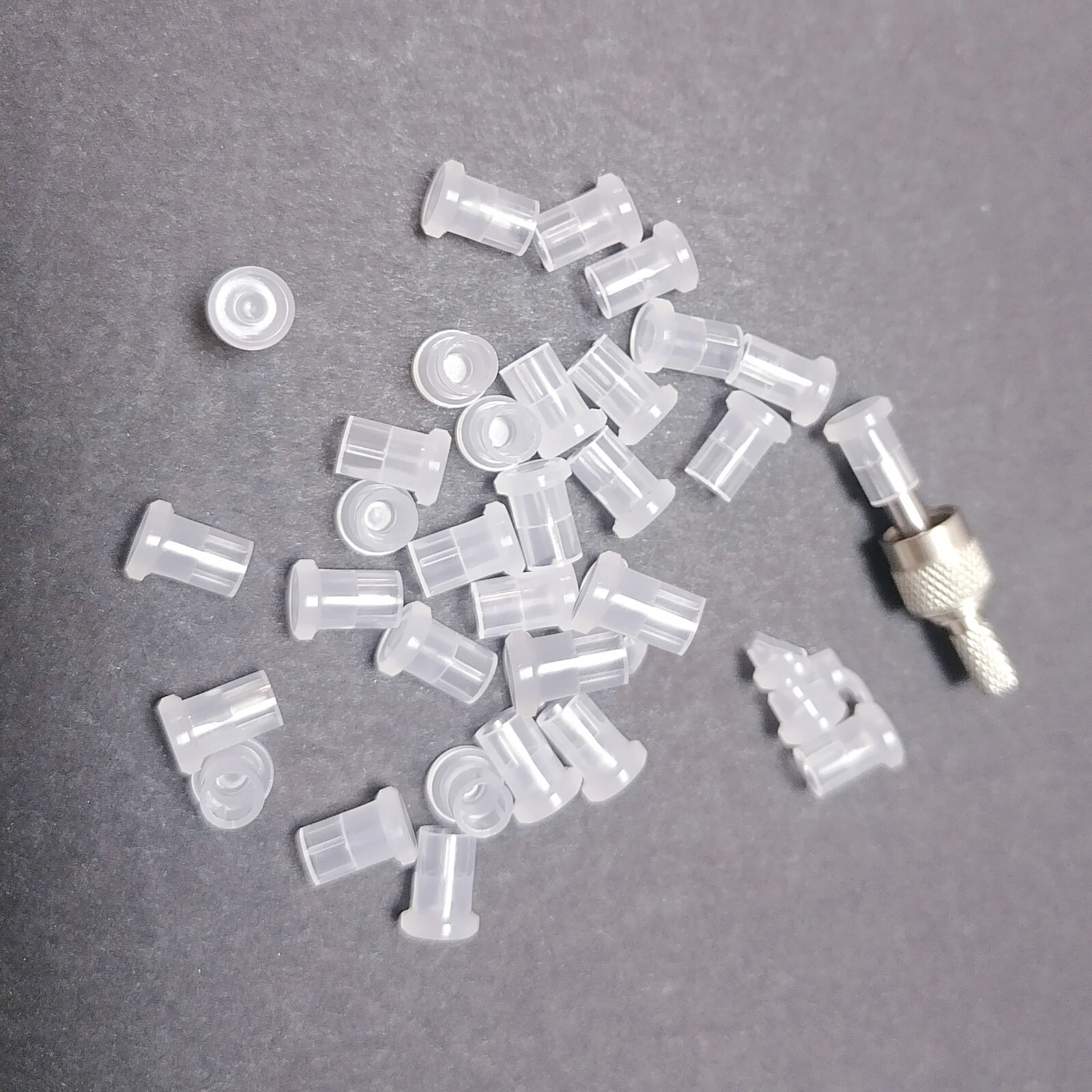 10pcs SMA905 dust cap with chain optical fiber handle protective cover SMA fiber