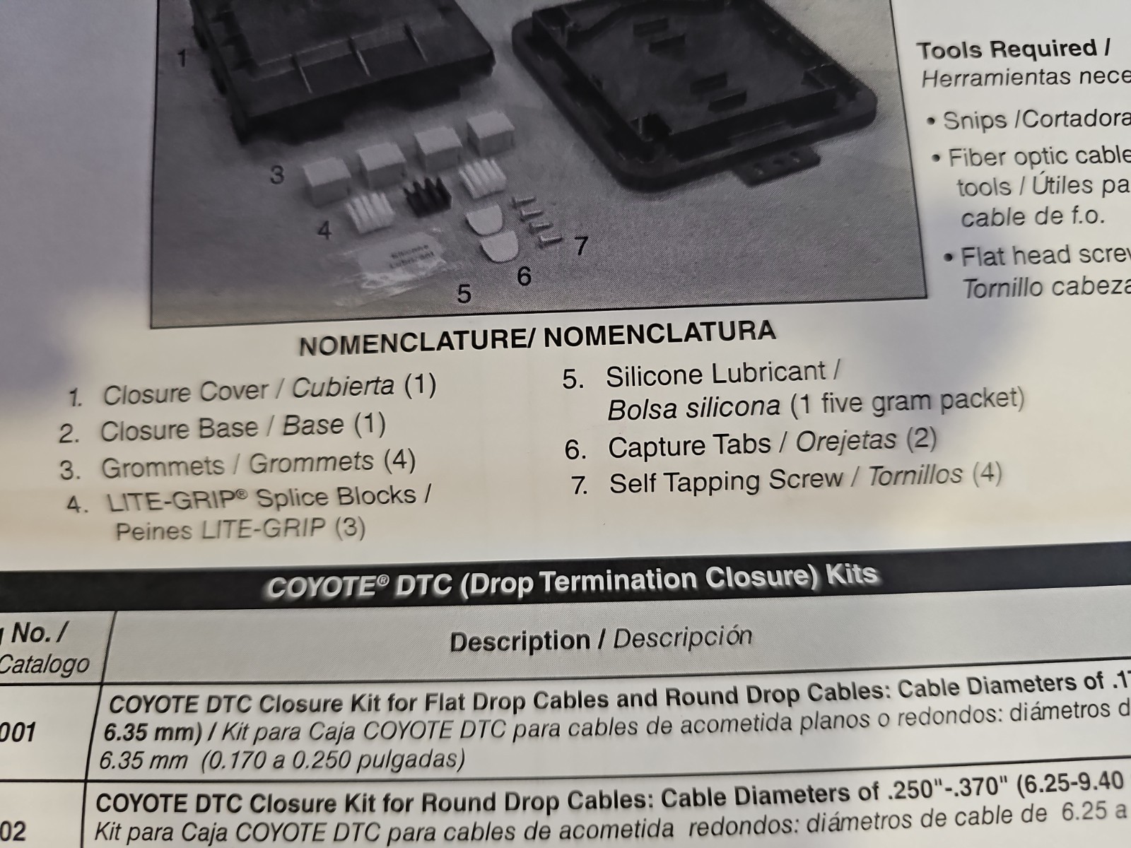 Fiber Optic Splice Closure Kit Coyote DTC (Model: 08948-1) NIB F/S