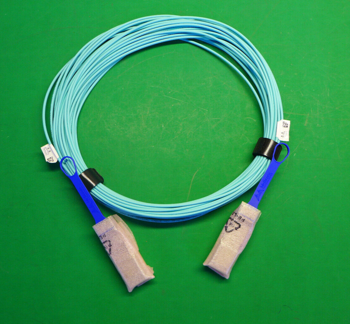 NEW Mellanox 100Gb/s QSFP 20m Fiber Cable MFA1A00 Dell 6844G