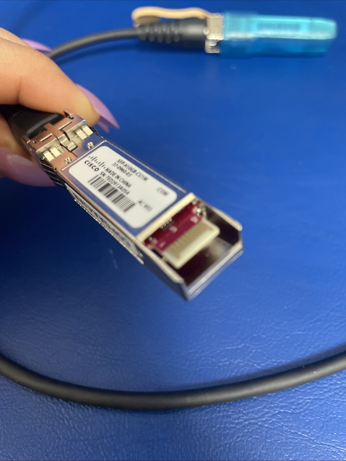 2X New CISCO SFP-H10GB-CU1M 10GBASE-CU SFP+ Cable 1 Meter .