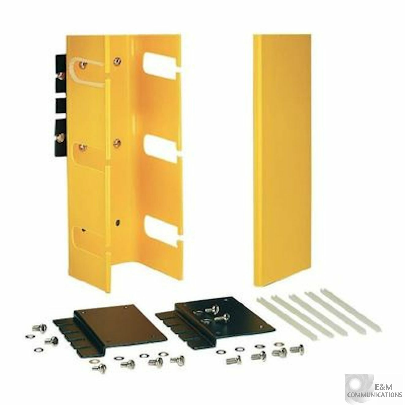 NEW FGS-KTW2-D ADC TE COMMSCOPE 4×4 VERTICAL 3″ SLOTTED DUCT KIT 6 FT YELLOW