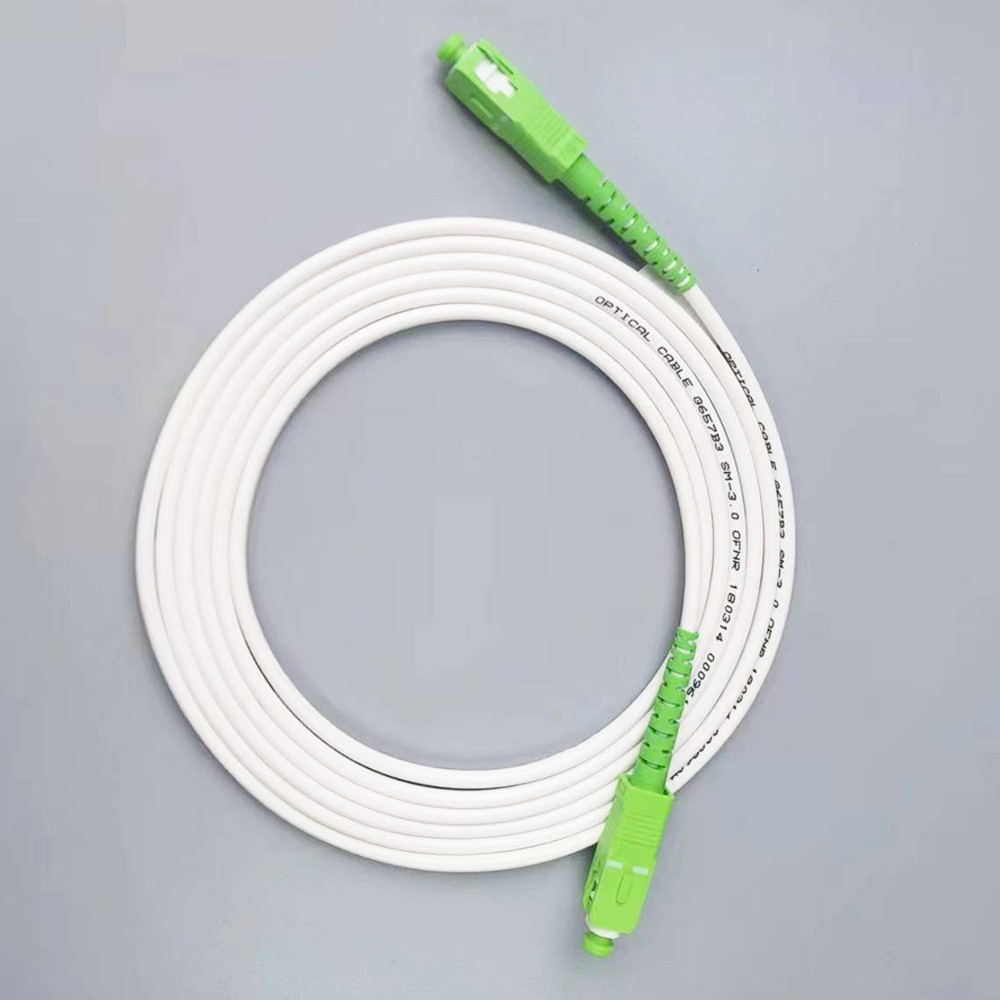 10/PCS Optical Fiber Patch Cord SC/APC-SC/APC Simplex Mode FTTH 1.5M/2M/3M